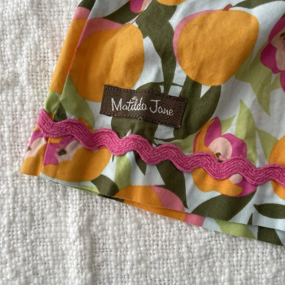 Matilda Jane Girls 4‎ Brilliant Daydream You're A Peach Tunic Halter Top Shirt